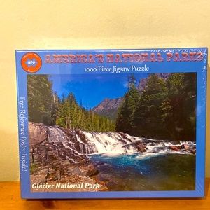 America's National Parks 1000 Piece Jigsaw Puzzle Glacier National Park NIB